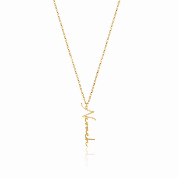Customised Name Pendant Chain - (Font 14)