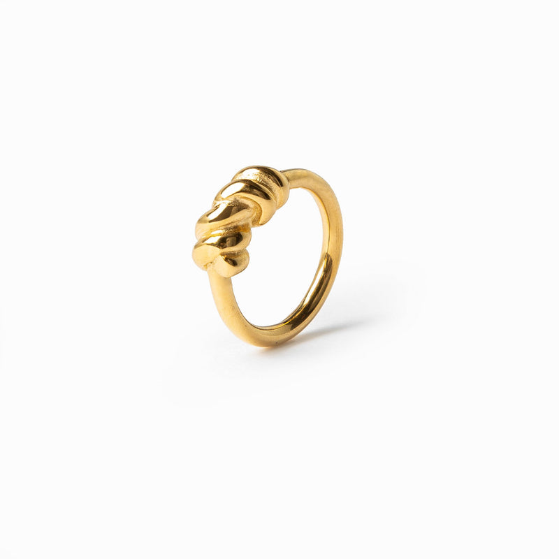 Free Barbed Wire Ring - Gold