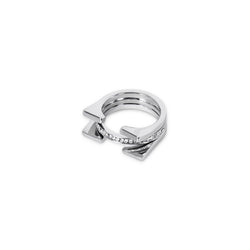 Tuscany Stone Ring - Silver