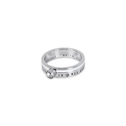 Pompeii Stone Ring - Silver