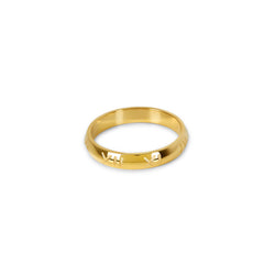 Essential Numeral Ring - Gold