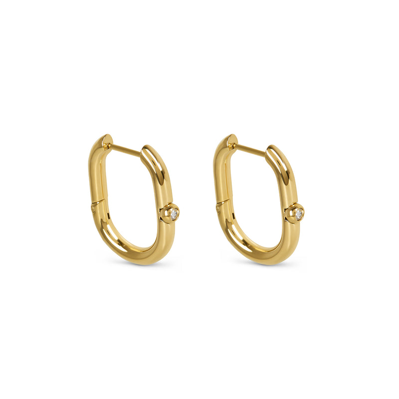 Niveus Hoop Earrings - Gold