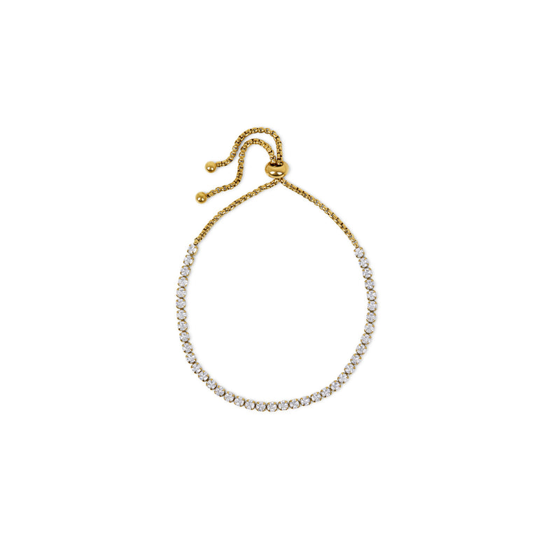 Tennis Chain Bracelet - Gold