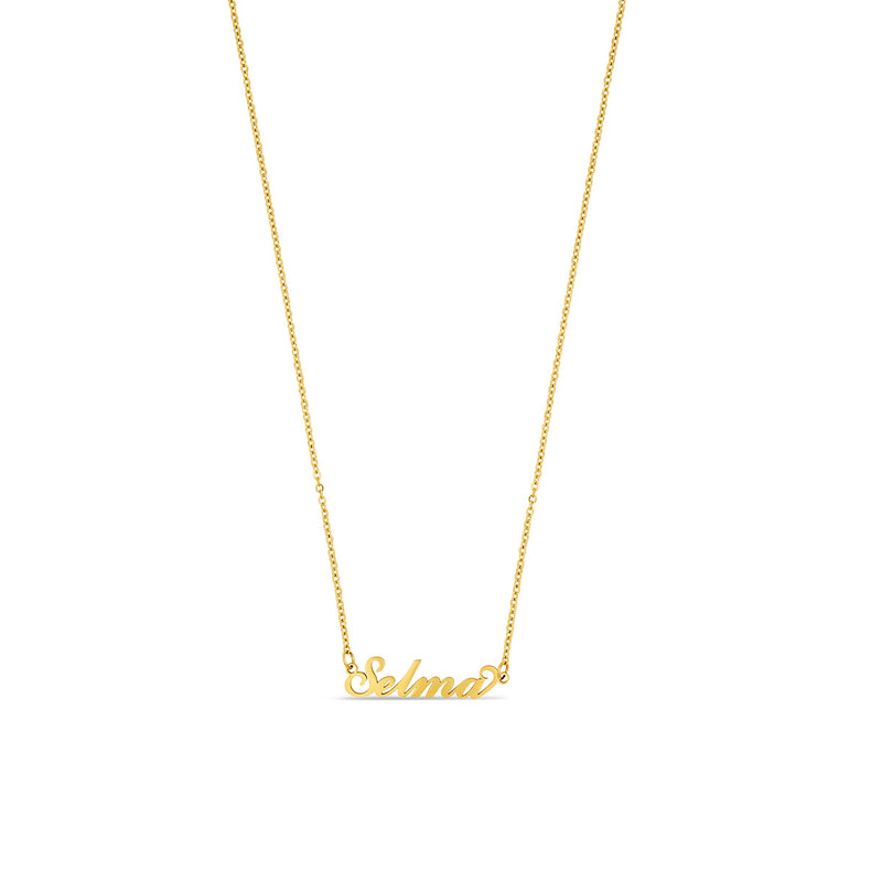 Customised Name Pendant Chain - (Font 18)