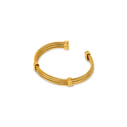 Wire Stack Bangle Bracelet - Gold