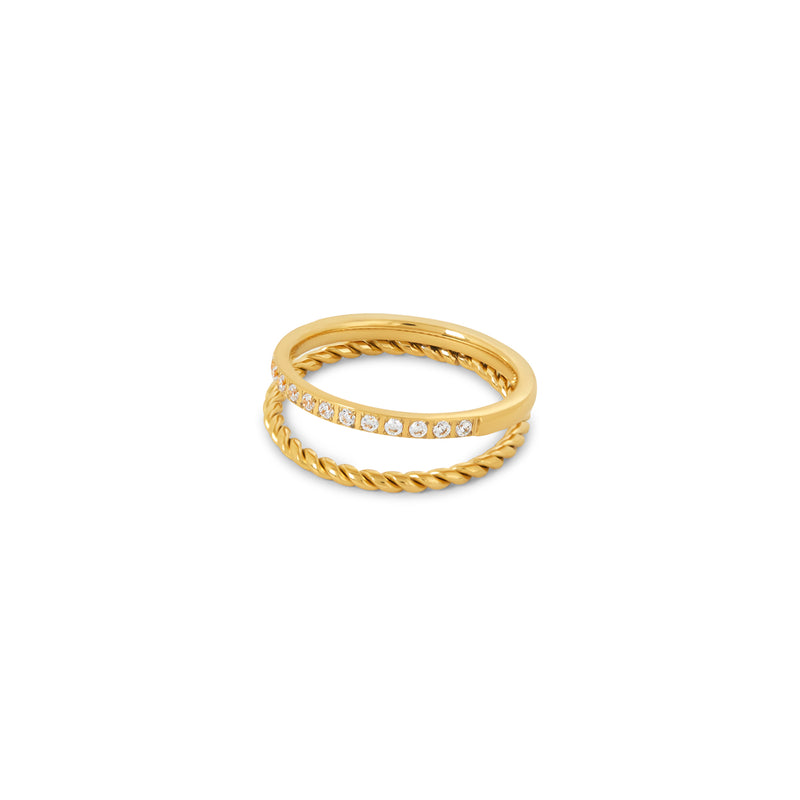 Larissa Layered Ring - Gold