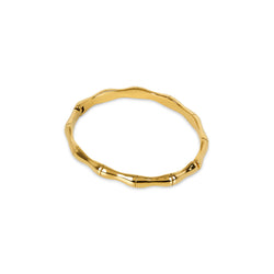 Bamboo Bangle Bracelet  - Gold