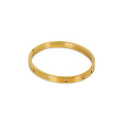 Box Stone Bracelet - Gold