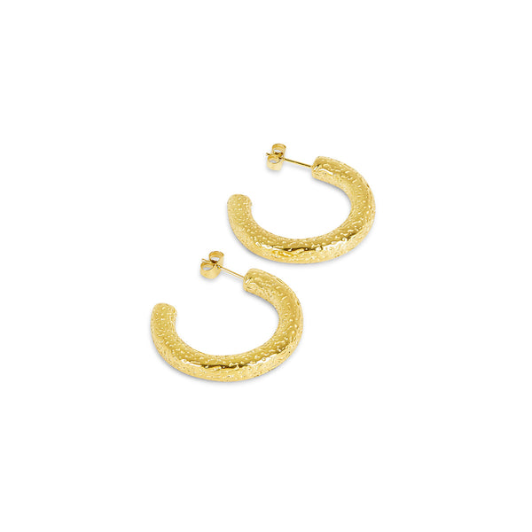Rosa Hoop Earrings - Gold