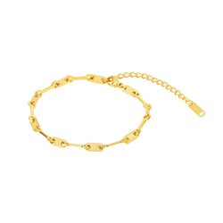 Tablet Clip Chain Bracelet - Gold