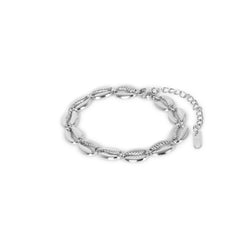 Shell Link Bracelet - Silver