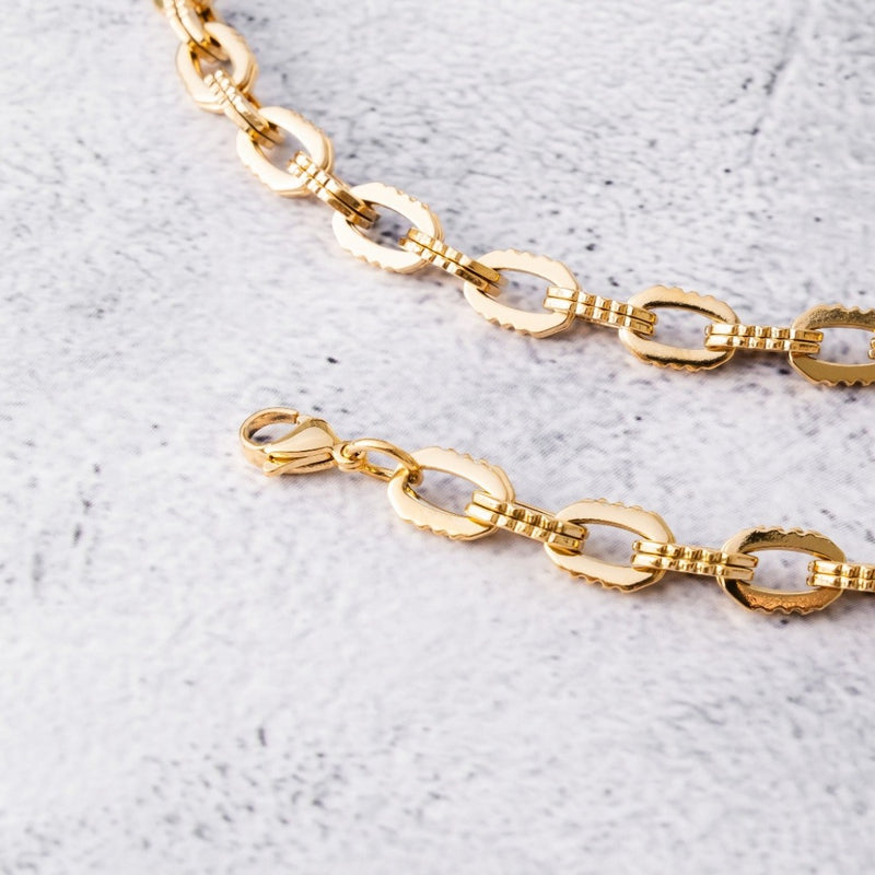 Camden Chunky Link Necklace - Gold