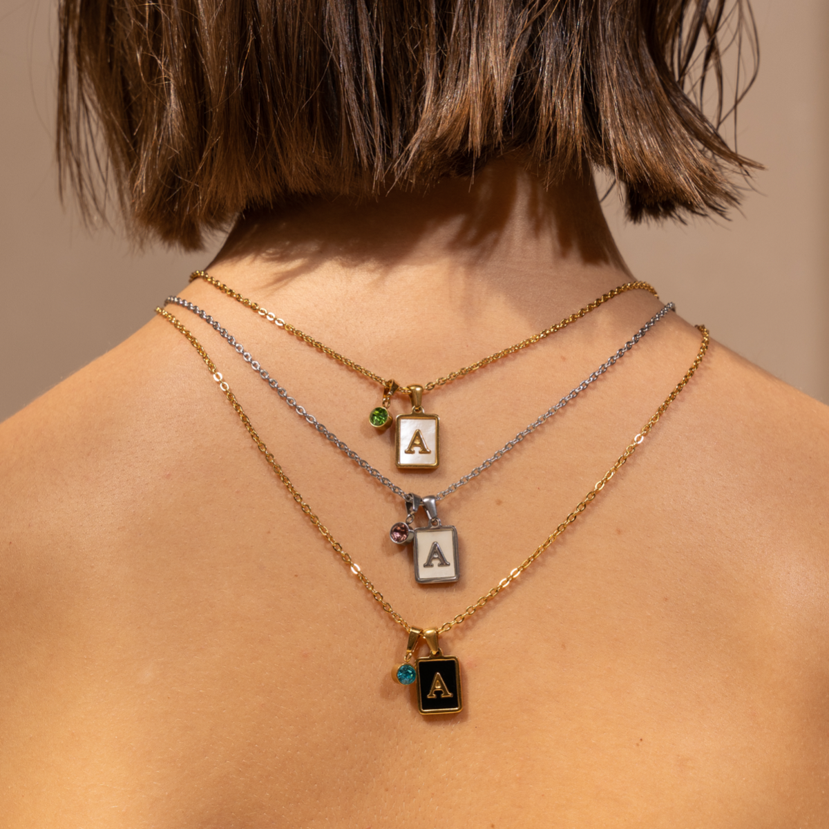 Create Your Initial Birthstone Necklace New Feature Nevaeh