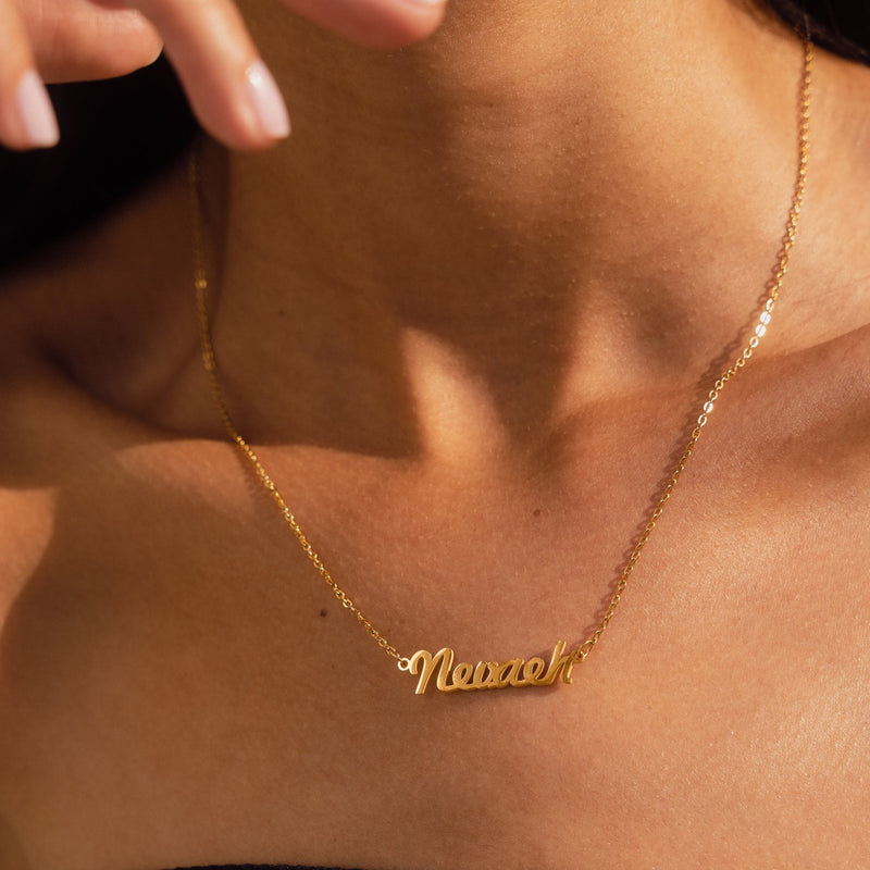Customised Name Pendant Chain - (Font 11)