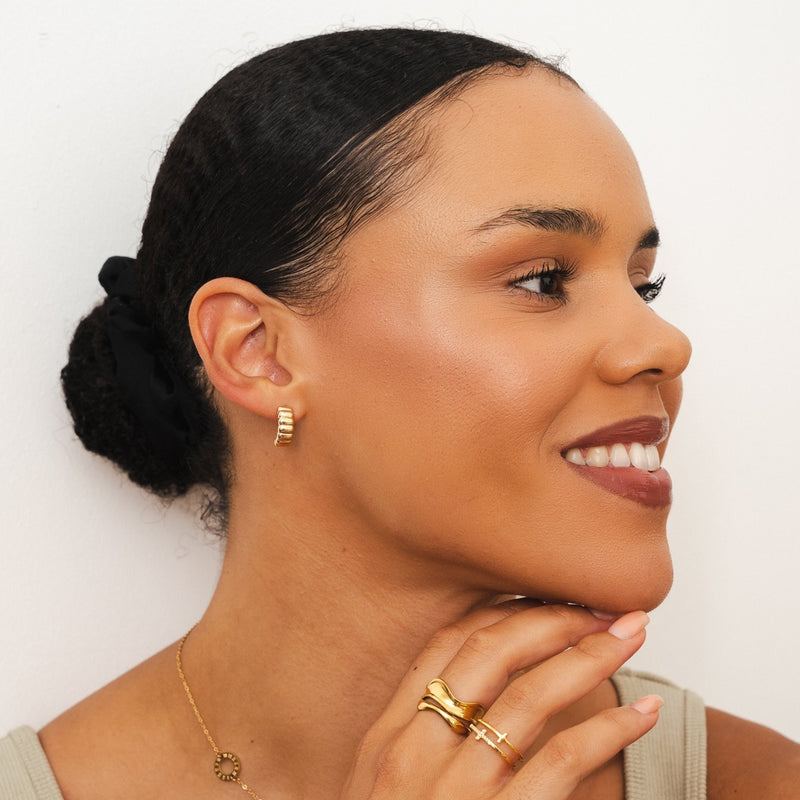 Nala Hoop Earrings - Gold