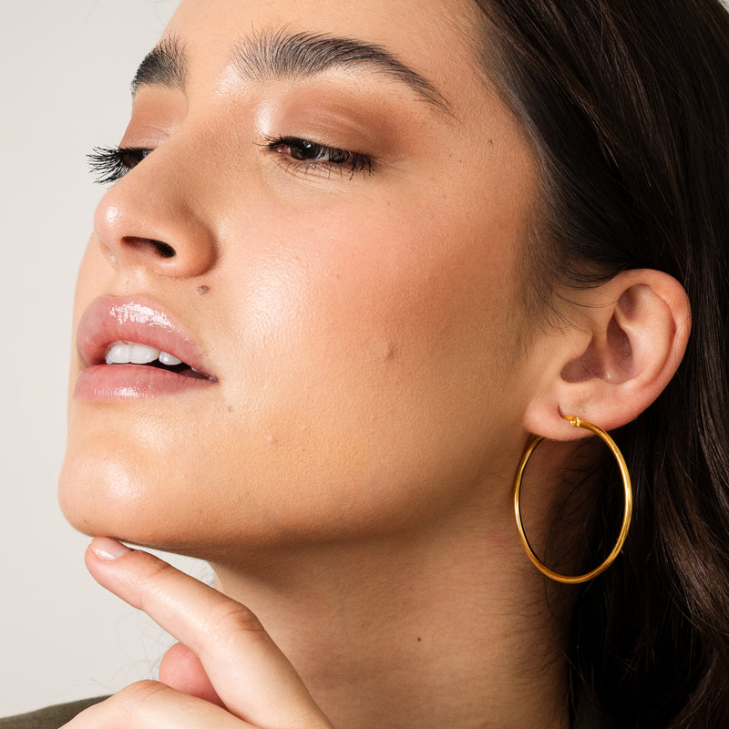 Hoop Earrings - Gold