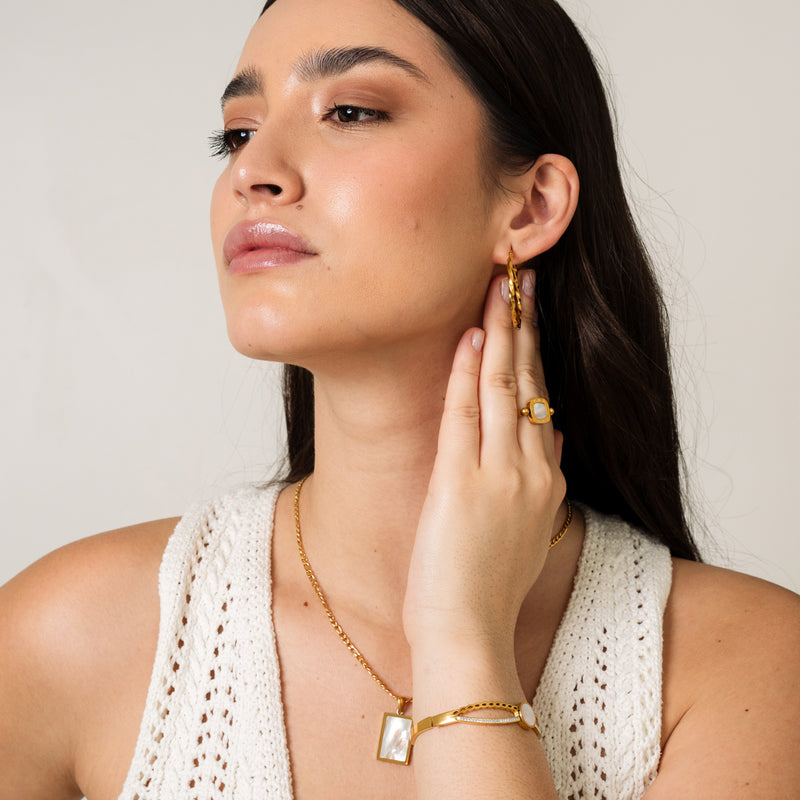 Zuri Hoop Earrings - Gold