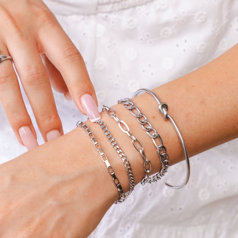 Essential Bracelet Stack 2 - Silver