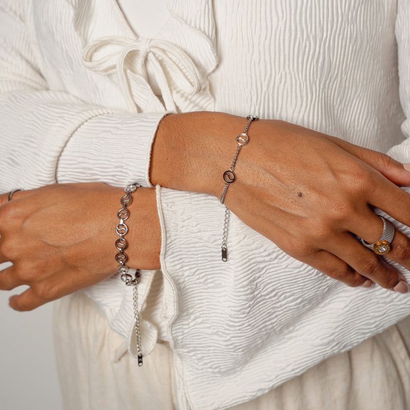 Santorini Chain Bracelet - Silver