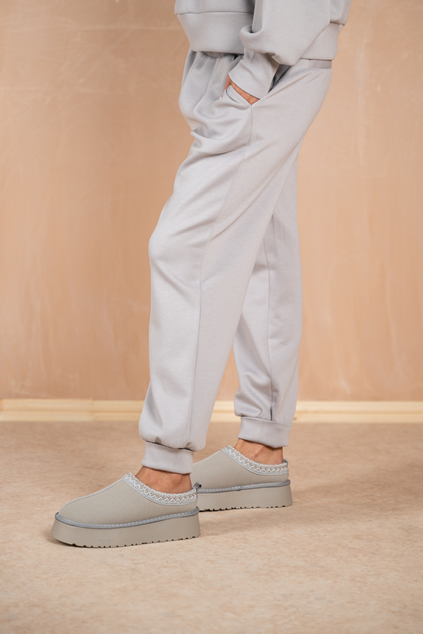 Soft Scuba Joggers - Grey