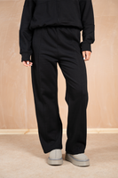 Relaxed Straight Leg Joggers - Black