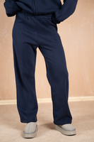 Relaxed Straight Leg Joggers - Navy