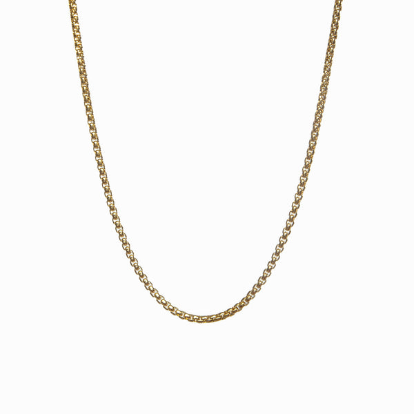 Bike Chain Necklace - Gold