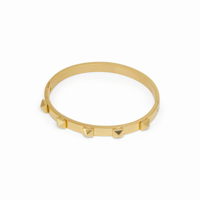 Ohrstecker-Armband - Gold