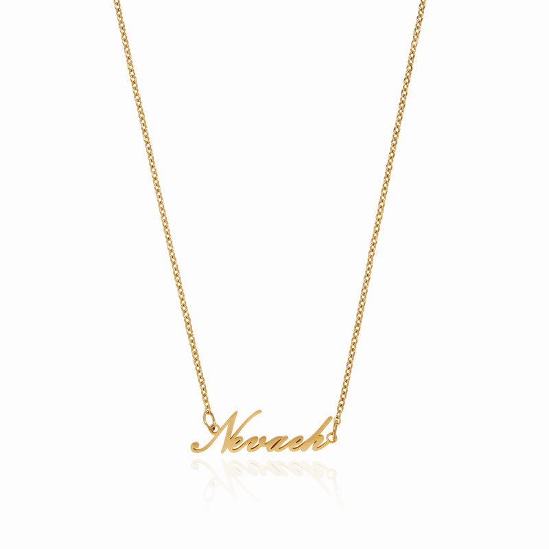 Customised Name Pendant Chain - (Font 4)