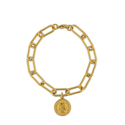5 Cent Clip Chain Bracelet - Gold