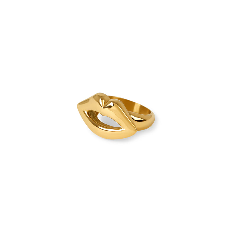 Lèvres Ring – Gold