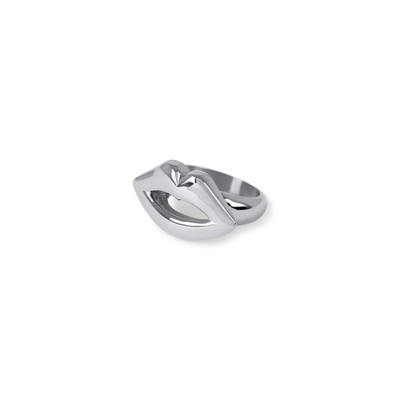 Lèvres Ring – Silver