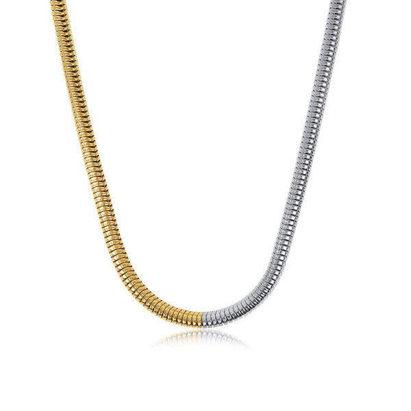 Contrast Snake Chain - Gold/Silver