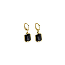 Tropez Earrings - Gold/Black