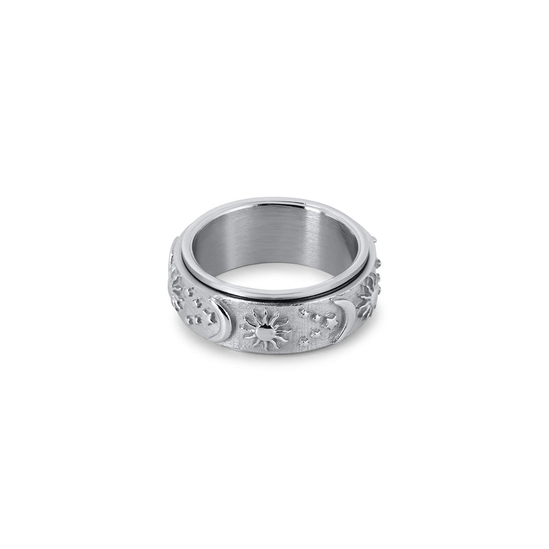 Eclipse Fidget Ring - Silver