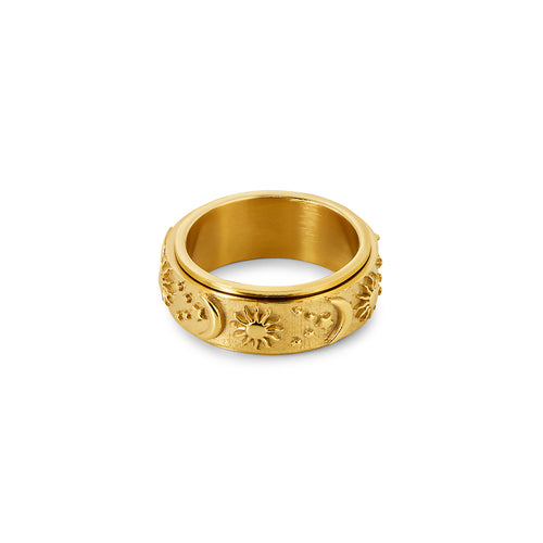 Eclipse Fidget Ring - Gold