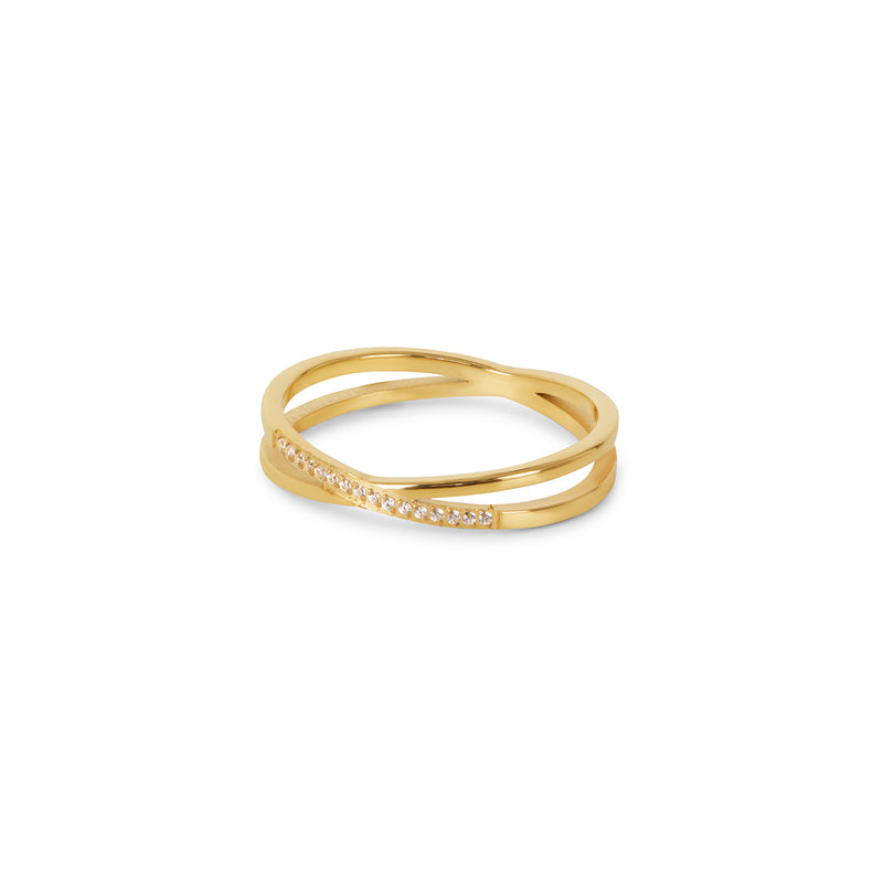 Lucia Stone Ring - Gold