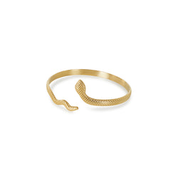 Serpent Bangle Bracelet - Gold