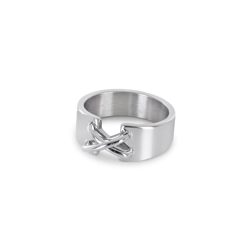 Corset Ring - Silver