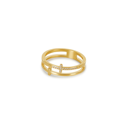 Zion Stone Ring - Gold