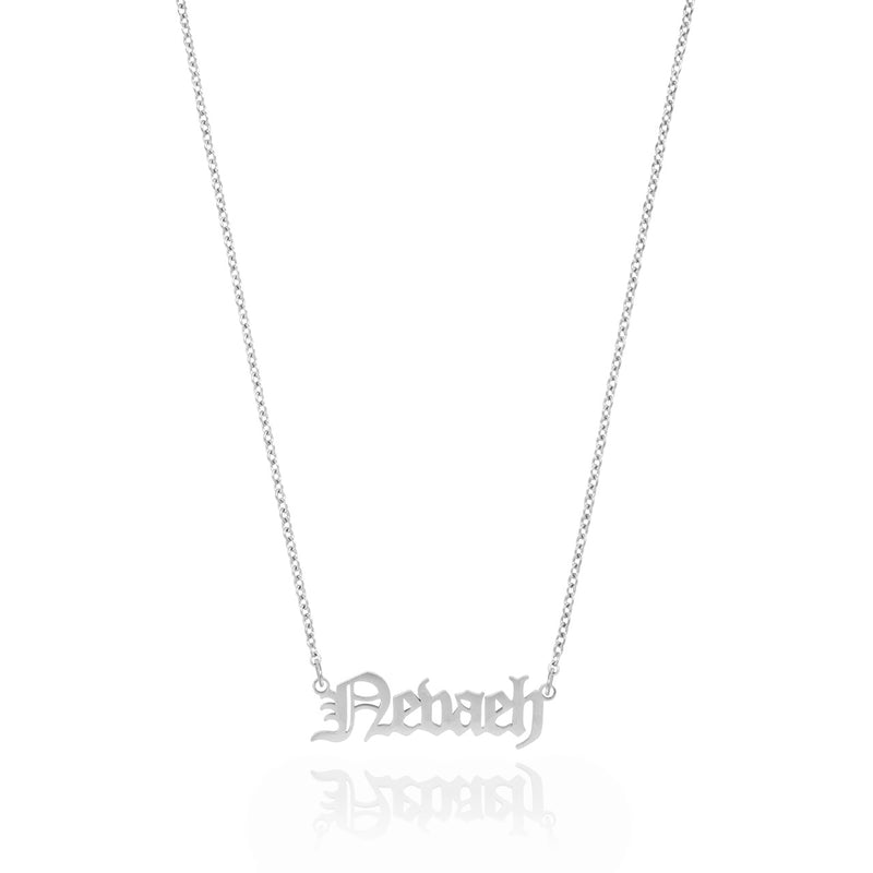 Customised Name Pendant Chain - (Font 5)