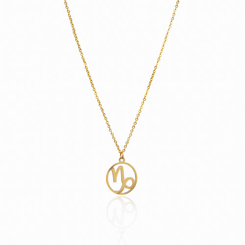 Star Sign Pendant Necklace - Gold