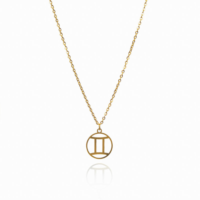 Star Sign Pendant Necklace - Gold