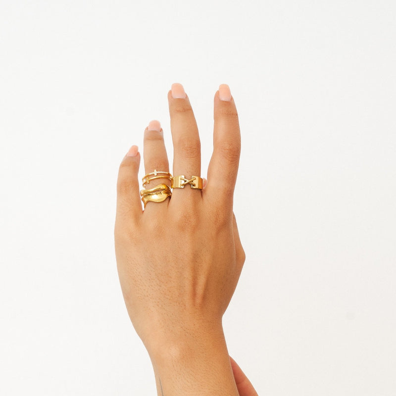 Corset Ring - Gold
