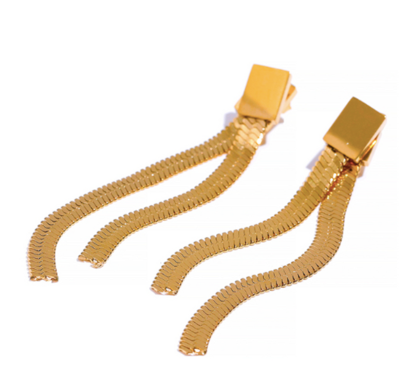 Tassel Dangle Earrings – Gold