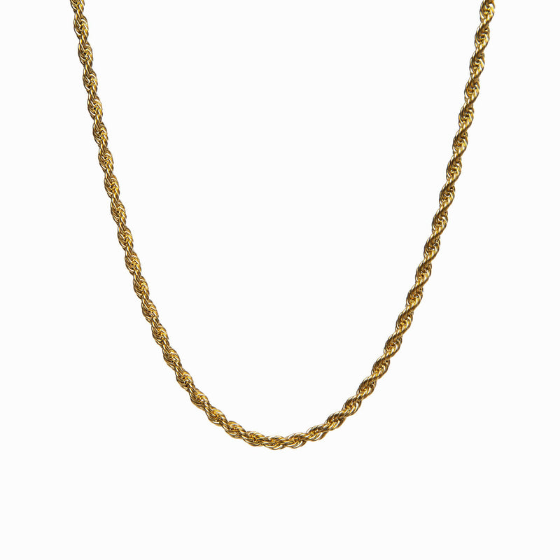 Seil-Halskette - Gold