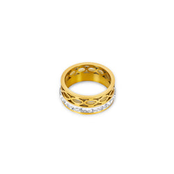 Mosaikstein-Ring - Gold