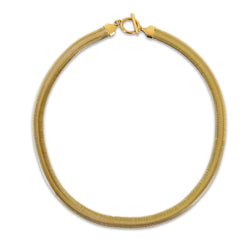 Knebel Schlangenkette Halskette - Gold