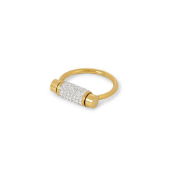 Glitzernder Fidget-Ring - Gold