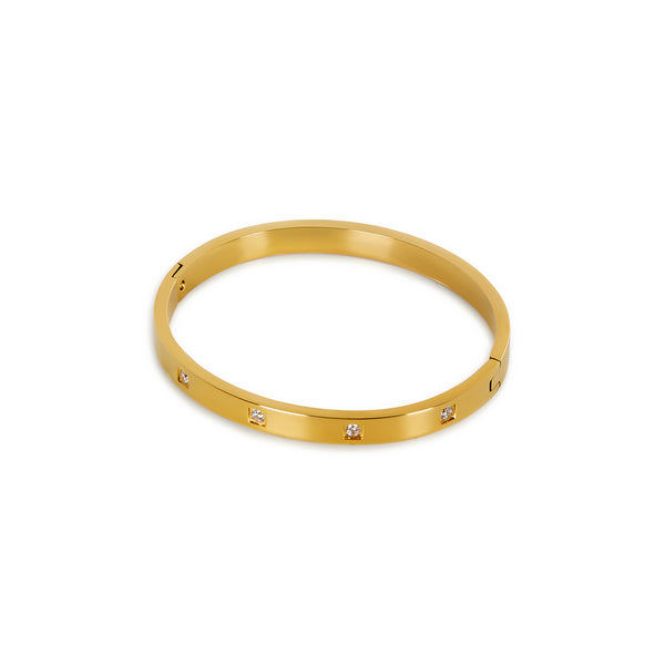 Kastenstein-Armband - Gold